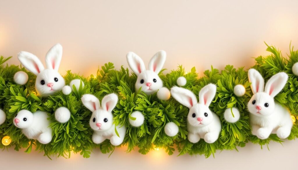 Easter bunny garland
