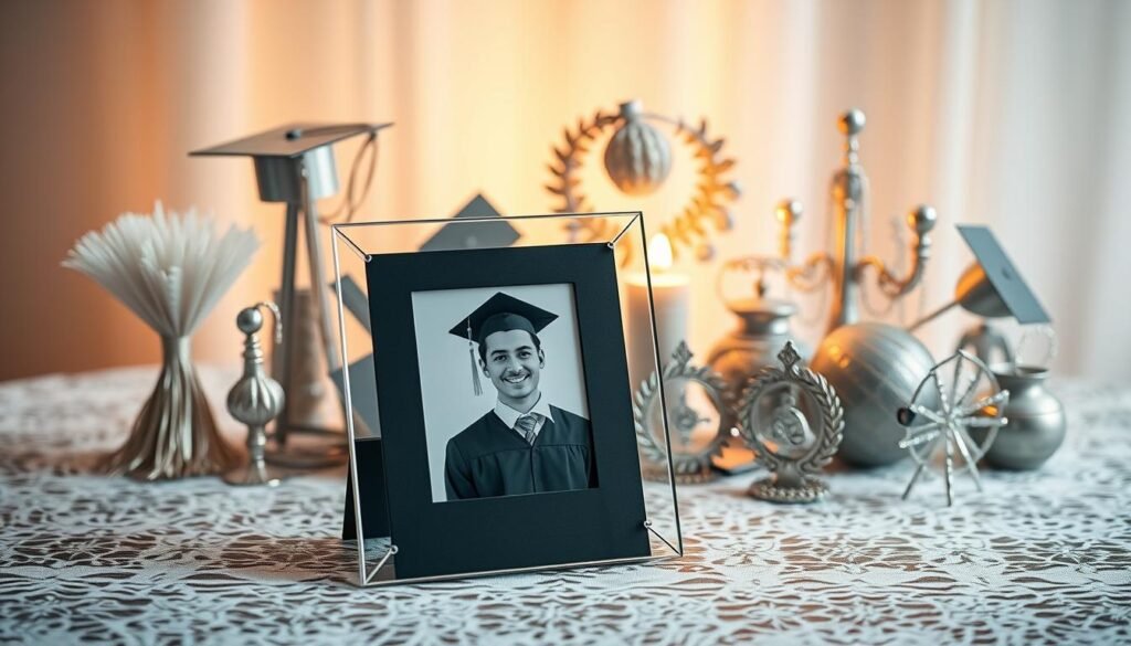graduation photo display
