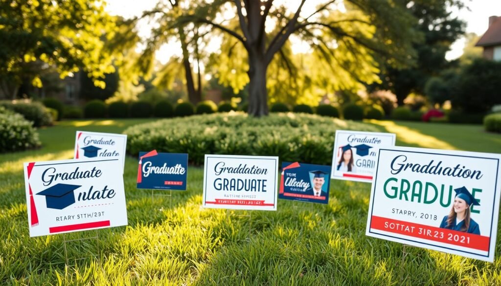 graduation yard signs