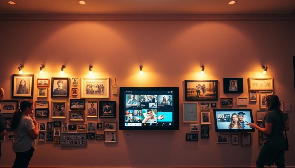 interactive graduation memory walls