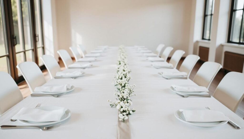minimalist wedding table design