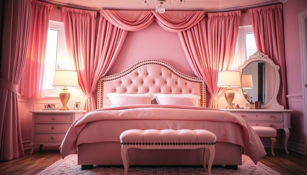 pink bedroom furniture