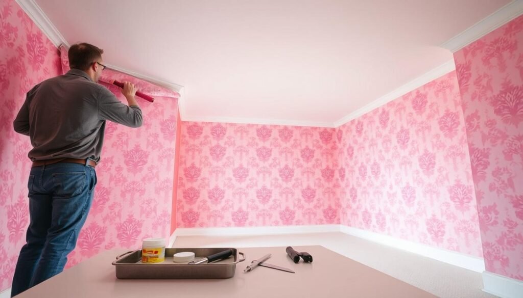 wallpaper installation